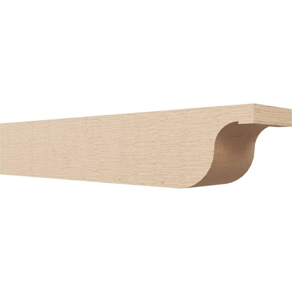 Ekena Millwork 6in. W x 6in. H x 32in. L Del Monte Woodgrain TimberThane Rafter Tail, Primed Tan RFTUR06X06X32DELRCPR - main